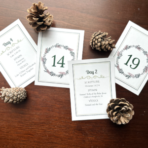 Christ-Centered Christmas Advent Cards