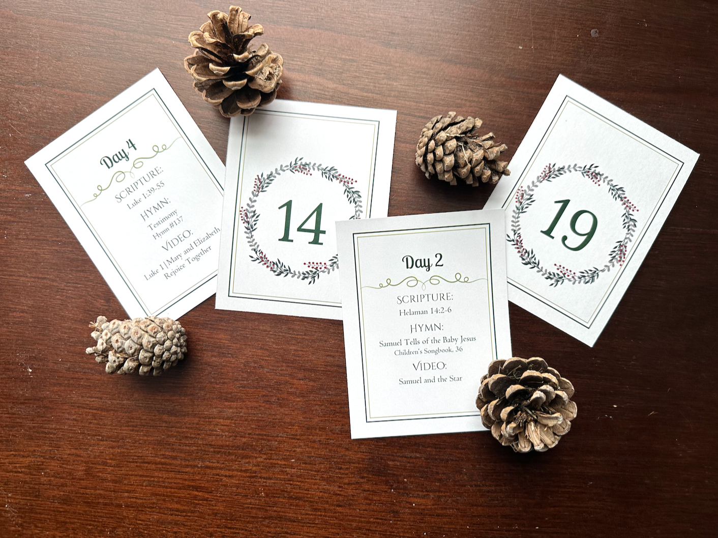 Christ-Centered Christmas Advent Cards